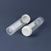 Tube à centrifuger conique et à fond plat de 50mL PP pour micro-tubes d'essai de laboratoire