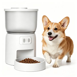 Comedero Automático para Mascotas de Estilo Simple, Control con un Toque, Comedero Inteligente para Mascotas, Dispensador de Comida para Mascotas con Contenedor Visible, Suministros para Mascotas - Product Image 1