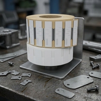 Étiquette RFID UHF anti-métal flexible pour surfaces métalliques industrielles et suivi durable