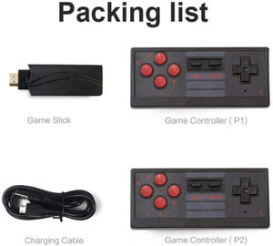 4K HD USB 2,4G Controlador inalámbrico Retro TV Reproductor de video familiar <span class=keywords><strong>Consola</strong></span> 628 Juegos <span class=keywords><strong>Consola</strong></span> de mano Conexión por cable Japón - Product Image 4