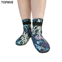 Chaussettes de plongée longues en néoprène 3 mm pour la plongée libre, idéales pour la plage et les sports de plein air – Vente en gros directe usine OEM, pour garder les pieds au chaud