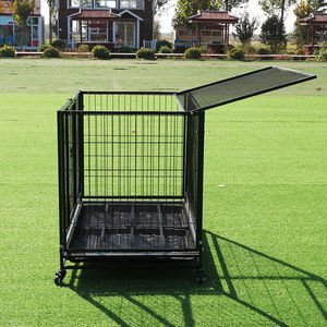 กรงสุนัขโลหะขนาดใหญ่ Xl Xxl,กรงสุนัขสแตนเลสกรงกลางแจ้งพร้อมหลังคาดีไซน์ใหม่ - Product Image 1