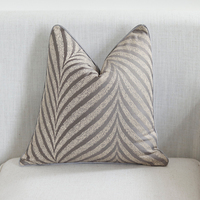 Innermor luxe Jacquard housses de coussin 18X18 pouces Europe Style géométrique jeter oreiller couvre pour canapé décor Portable vie