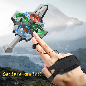 2026 Newest Flying Sword AE101 Foam Flying Sword 2.4G 6-Axis Gyroscope 3-Speed <b>Switching</b> Watch <b>Remote</b> Control With LED Lights - Product Image 6