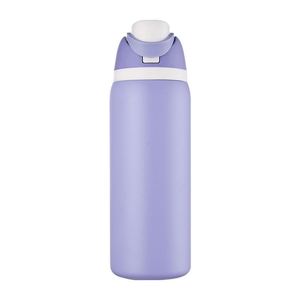 Gourde isotherme en acier inoxydable grande capacité 2 en 1, tasse de voyage, bouteille d'eau portable pour le sport et les activités de plein air - Product Image 1