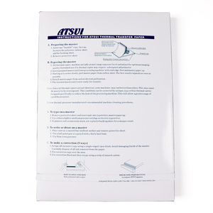 Papel de Transferencia para Plantillas de Tatuajes, 100 Hojas Gruesas de 3 Capas para Máquina de Copiadora Térmica - Product Image 6