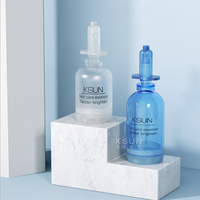 Emballage de soins de la peau PS Essence en plastique seringue cosmétique 10ml 15ml presse compte-gouttes bouteille de crème pour les yeux pour liquide