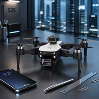 (Nouveau) Drone S2S 4K Professionnel HD Double Caméra Brushless avec Évitement d'Obstacles, Photographie Aérienne FPV, APP/WiFi, Quadricoptère Pliable