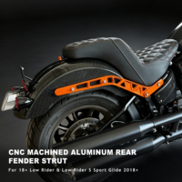 Support de garde-boue arrière en aluminium usiné CNC pour Harley Low Rider S ST 2018+