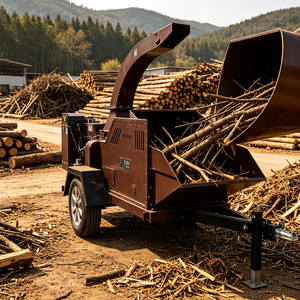 Broyeur de bois avec coupe-spirale pour tracteur, entraînement par prise de force, usage intensif - Product Image 5