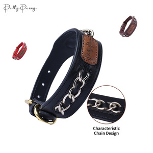 <span class=keywords><strong>Collar</strong></span> ajustable de poliuretano para cachorros, logotipo de color personalizado, rojo, negro, Premium, cuero Pu, <span class=keywords><strong>collar</strong></span> para perros - Product Image 4