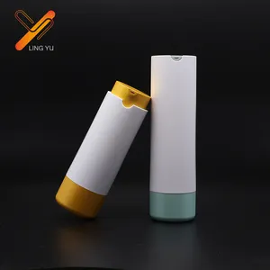 New Design Rotate Twist Bottle For Serum Lotion Sunscreen Skincare With Replaceable Replacement Inner Bottle Container Package