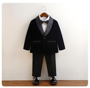 <span class=keywords><strong>Blazer</strong></span> <span class=keywords><strong>de</strong></span> style coréen pour garçons, tenue <span class=keywords><strong>de</strong></span> cérémonie pour enfants pour 1er anniversaire, mariage, garçon d'honneur, performance au piano, costume pour enfants - Product Image 6