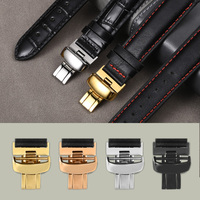 Gran oferta de correa de cuero genuino Compatible con Tissott Seko S Watch 19mm 20mm correa de reloj de cuero de vaca venta directa de fábrica