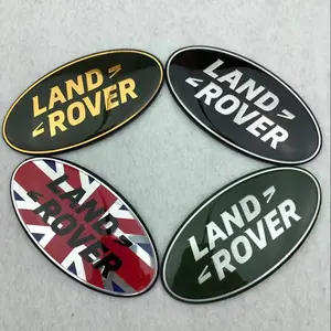New Wind Car Decoration Accessories Auto Parts and Accessories High Quality For Land Rover Silver Front Grill Emblem Badge