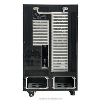 New 4GPU 5width Full Tower Deep Learning Case EATX ATX 4Bays Liquid Cooling Fan Game Chassis Stock Server