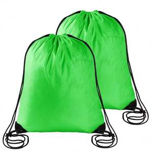 Wholesale Custom Logo Promotional <b>Top</b> Quality Polyester Drawstring Backpack Draw <b>String</b> Backpack Custom Drawstring Bags - Product Image 5