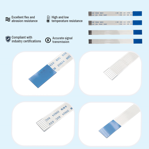 Customized FFC FPC Flat Flexible Ribbon <b>Cable</b> Wire Harness Assembly 0.5/1.0/1.25mm Pitch 4-60 Pin <b>Computer</b> Machines IP66 250V - Product Image 2