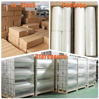 Film PET pelable à chaud de 13 pouces 30cm 33cm 42cm 60cm rouleau de film DTF pour machine d'impression DTF Film d'imprimante DTF de 24 pouces