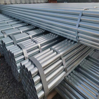 Tuyau en acier galvanisé ERW EMT ASTM A53 A106 Q235B BS1387 pour la construction, l'eau et la protection incendie