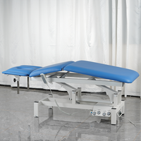 Table de massage électrique à 3 sections, table d'examen, lit de physiothérapie, table d'ostéopathie, table de chiropratique