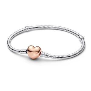 Bracelet en <span class=keywords><strong>argent</strong></span> sterling S925, chaîne cœur et serpent, bracelet à breloques DIY, bijoux, cadeau pour femmes, demander le catalogue PAN - Product Image 4