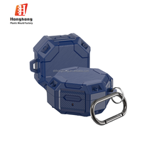 Livraison rapide, coque de casque Bluetooth personnalisée de la marque HH, moulage par injection, TPU transparent souple, protection antidérapante, OEM