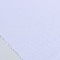 Tissu à motif œil-de-perdrix 100% polyester, largeur 155 cm, 175 g/m², tissé pour vêtements de sport et uniformes