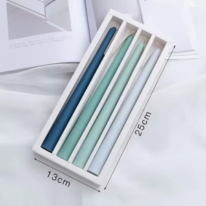 Multicolor 25CM <b>Taper</b> <b>Candles</b> Wedding Decoration Birthday Festival Table Decor Long Stick Nordic Soy Wax Scented <b>Candles</b> - Product Image 2
