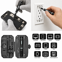 Kit de réparation magnétique professionnel YIYUN 152-en-1 avec embouts de précision en acier, disponible en plastique OEM pour smartphones, ordinateurs, appareils photo