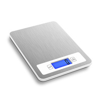 Balance de cuisine numérique intelligente de qualité supérieure avec mesure précise du poids, capacité de 5 kg, unités g/kg/oz/lb pour la cuisine et la pâtisserie à domicile