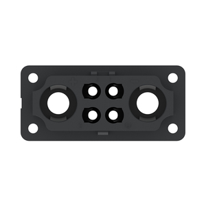 Connector <b>Socket</b>, Insert for Contacts, 6 Pole Configuration, 6 to 8 AWG,60 A, Crimp, Power&Signal T2120062201-001 - Product Image 1