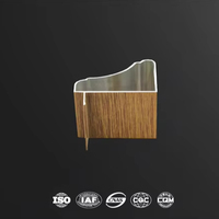 Perfiles de Aluminio Reforzado para Puertas y Ventanas, Aplicación de Alta Resistencia, Diseño Personalizado, Recubrimiento en Polvo, Anodizado de Superficie, Precio de Fábrica