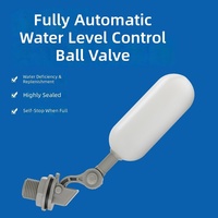 Vanne flottante à ressort auto-fermante pour raccord d'arrivée d'eau pour réservoir d'eau de pluie, système hydroponique, vente en gros usine