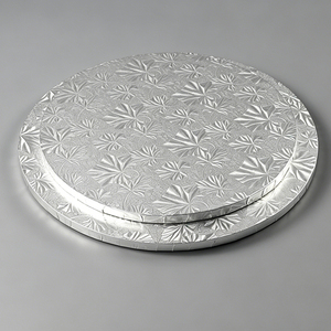 SunShine - Produit en promotion : Assiettes carrées en papier alimentaire 8x8 pouces, couleur et logo personnalisables, dorées, pour pâtisserie et gâteaux - Product Image 3