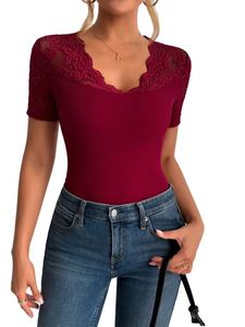 Custom High Quality Casual <b>Tops</b> <b>Women</b> Short Sleeve Cotton Tee Shirts <b>Women's</b> Crew Neck t Shirts - Product Image 1