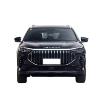Jetour X70PLUS 1.6 Strong Pro 5 places, voiture d'occasion en bon état, peinture d'origine, faible kilométrage, SUV noir, sièges en cuir, LED, voitures d'occasion