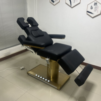 Modernes Wimpern bett Weiße Leder basis Multifunktion ales Schönheits bett Krankenhaus bett Beauty Motor Electric Facial Spa Massage bett