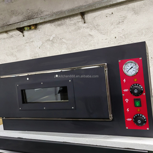 Forno per Pizza a Gas CE con Design a Circolazione di Calore 500 ° Forno Professionale per Ristoranti a Riscaldamento Rapido, Design Durevole, <span class=keywords><strong>Interni</strong></span> Facili <span class=keywords><strong>da</strong></span> Pulire - Product Image 5