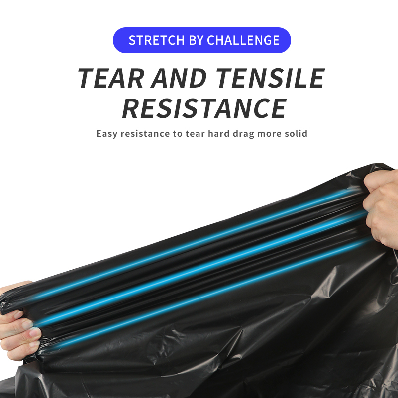 Contractor Trash Bags, 3.0 Mil, Large Black Heavy Duty Garbage Bags
