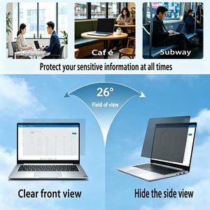 <span class=keywords><strong>Filtre</strong></span> de confidentialité amovible en gros pour écran d'ordinateur portable, <span class=keywords><strong>anti</strong></span>-reflet, <span class=keywords><strong>anti</strong></span>-espionnage, taille personnalisée, OEM ODM - Product Image 5