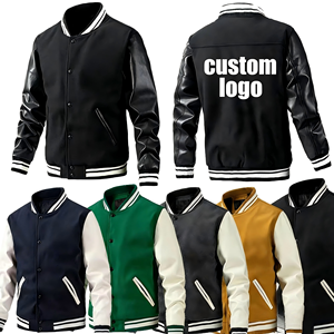 <span class=keywords><strong>Veste</strong></span> de <span class=keywords><strong>baseball</strong></span> universitaire pour l'école, avec broderie du nom de l'équipe, patchs personnalisables, uniforme universitaire, <span class=keywords><strong>veste</strong></span> varsity - Product Image 1