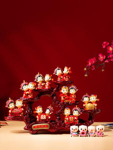 ตู้เก็บไวน์สไตล์ศิลปะพื้นบ้านสุดหรูงานฝีมือจากเรซินสุดสร้างสรรค์สำหรับตกแต่งบ้านสำหรับห้องนั่งเล่นทางเข้าของขวัญแต่งงาน - Product Image 2