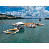 Hamac flottant gonflable à prix d'usine en DWF et PVC, ponton aquatique pour adultes et divertissement familial