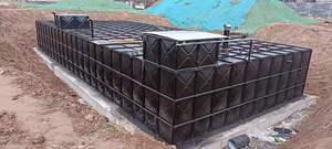 Offre Spéciale – Réservoir d'eau souterrain carré en acier galvanisé argenté, garantie 1 an, anti-corrosion, durable, 1-2 000 000 L - Product Image 5