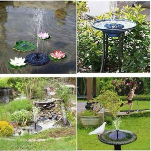Fuente de Agua Flotante Solar de Plástico Impermeable para Exteriores, 7 V, 1.4 W, para Jardín, Piscina, Paisaje y Decoración de Jardín - Product Image 4