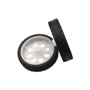 ล้อหุ่นยนต์ DIY ยาง TT มอเตอร์หุ่นยนต์ รถอัจฉริยะ แพลตฟอร์มรถ ของเล่นออกแบบอิเล็กทรอนิกส์ 521 - Product Image 1