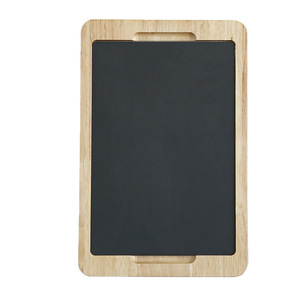Japanese Style Stone Steak <b>Plate</b> Rectangle <b>Black</b> Slate Solid Wood Tray Durable Home Use Party Serving Board - Product Image 5