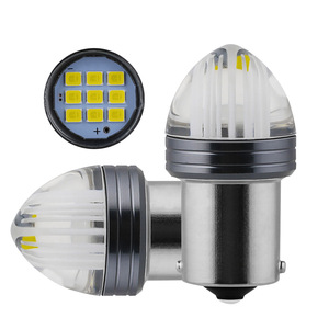 ไฟเลี้ยวรถยนต์, ไฟเบรก, รุ่น 1156 BA15S 1157 9 ดวง, ไฟท้าย, ไฟ LED สำหรับดัดแปลงรถยนต์ - Product Image 3