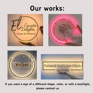 Enseigne Lumineuse LED 3D Personnalisée en Acrylique pour Logo d'Entreprise, Décoration Murale de Salon de Coiffure ou Institut de Beauté - Product Image 5